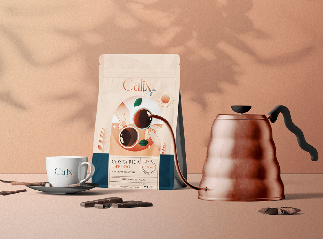 Calix Cafe Brand